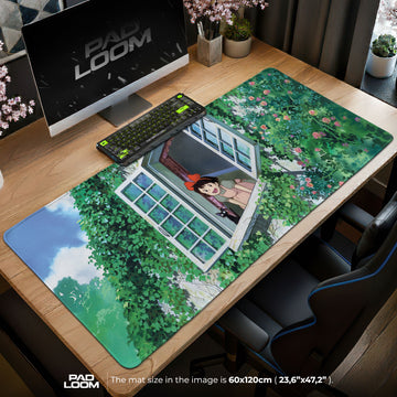 Kiki’s Window View Mouse Pad - Studio Ghibli Anime Desk Mat