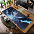 Killua Mouse Pad - Thunder Aura Anime Desk Mat Padloom