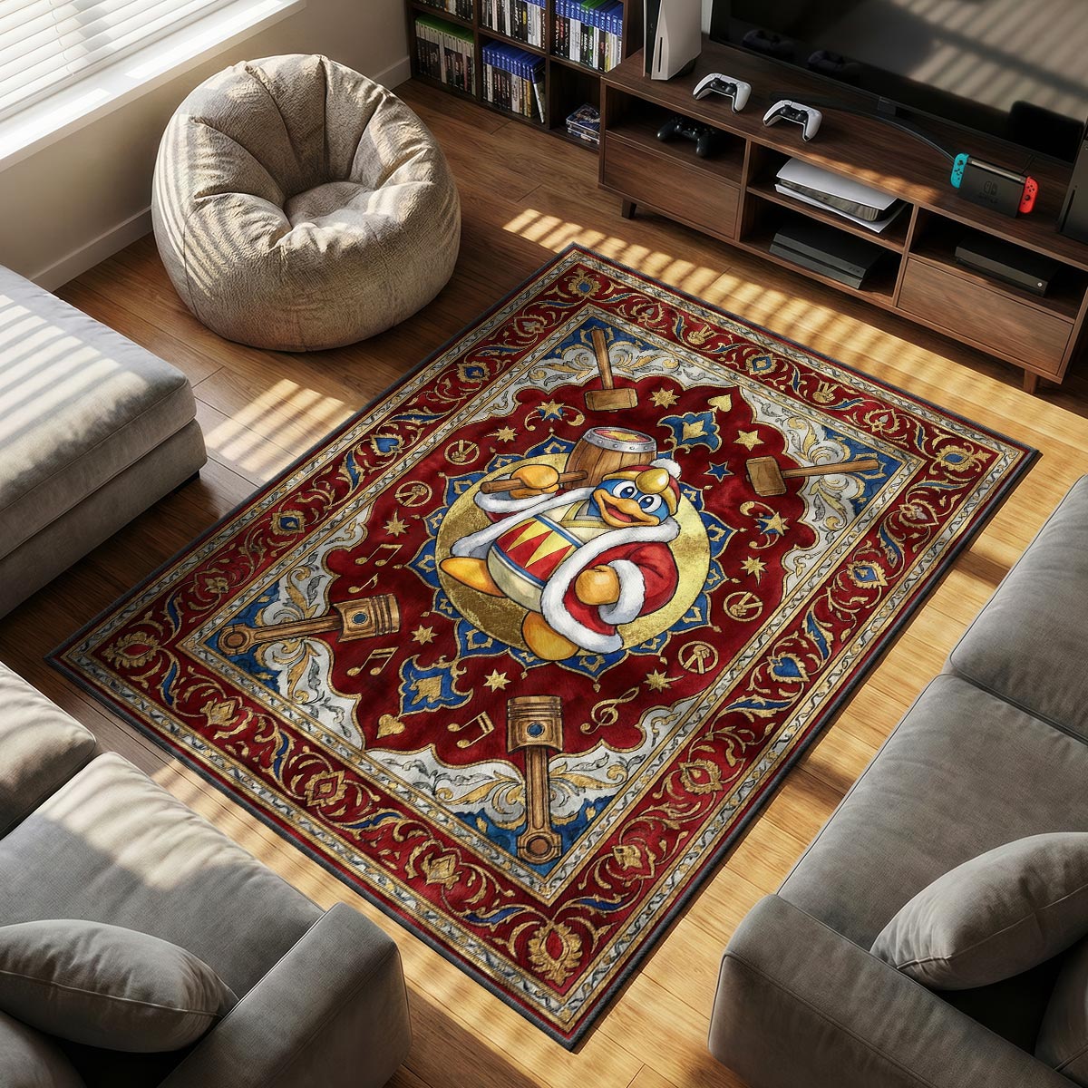 King Dedede Royal Mallet Rug - Kirby Chair Mat