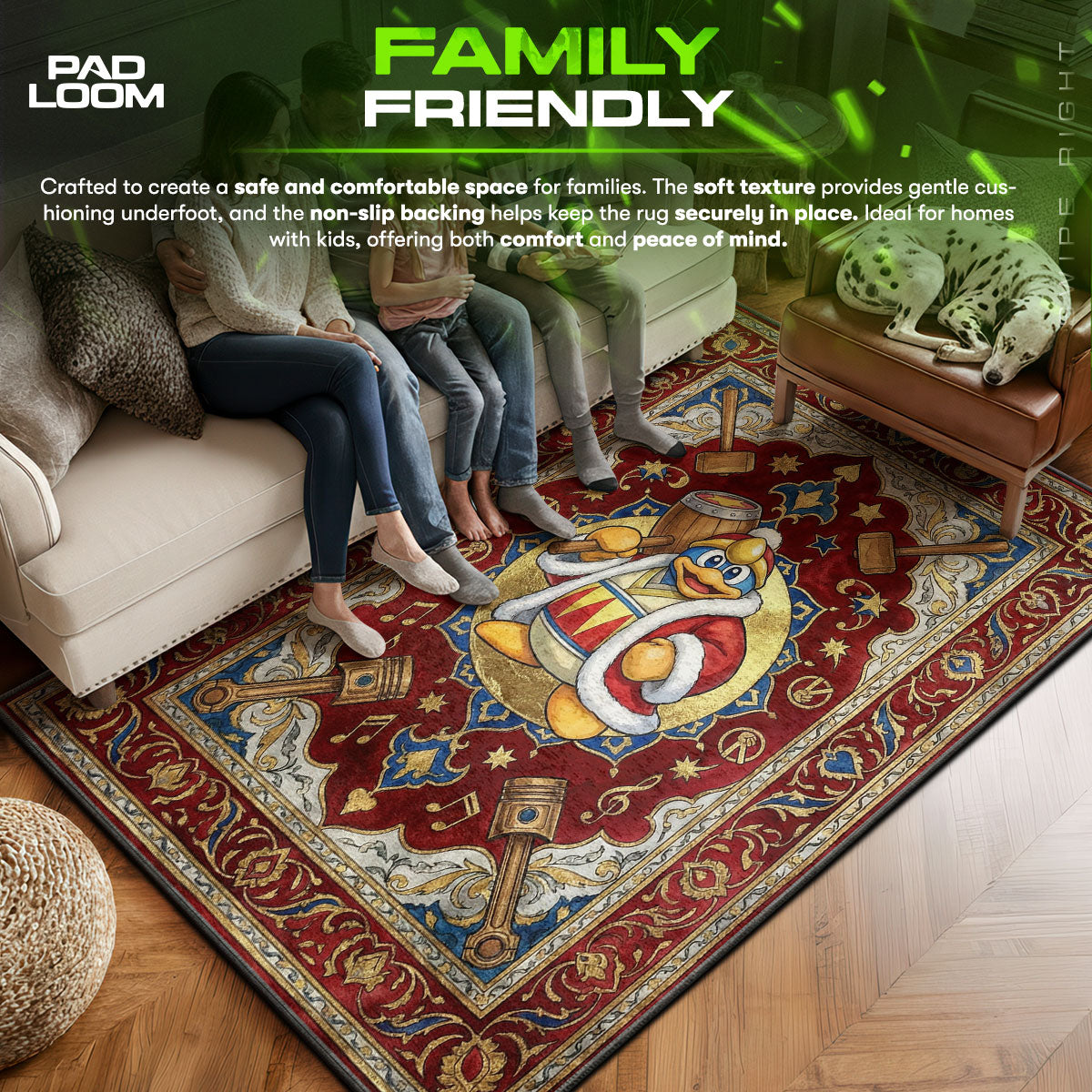 King Dedede Royal Mallet Rug - Kirby Chair Mat