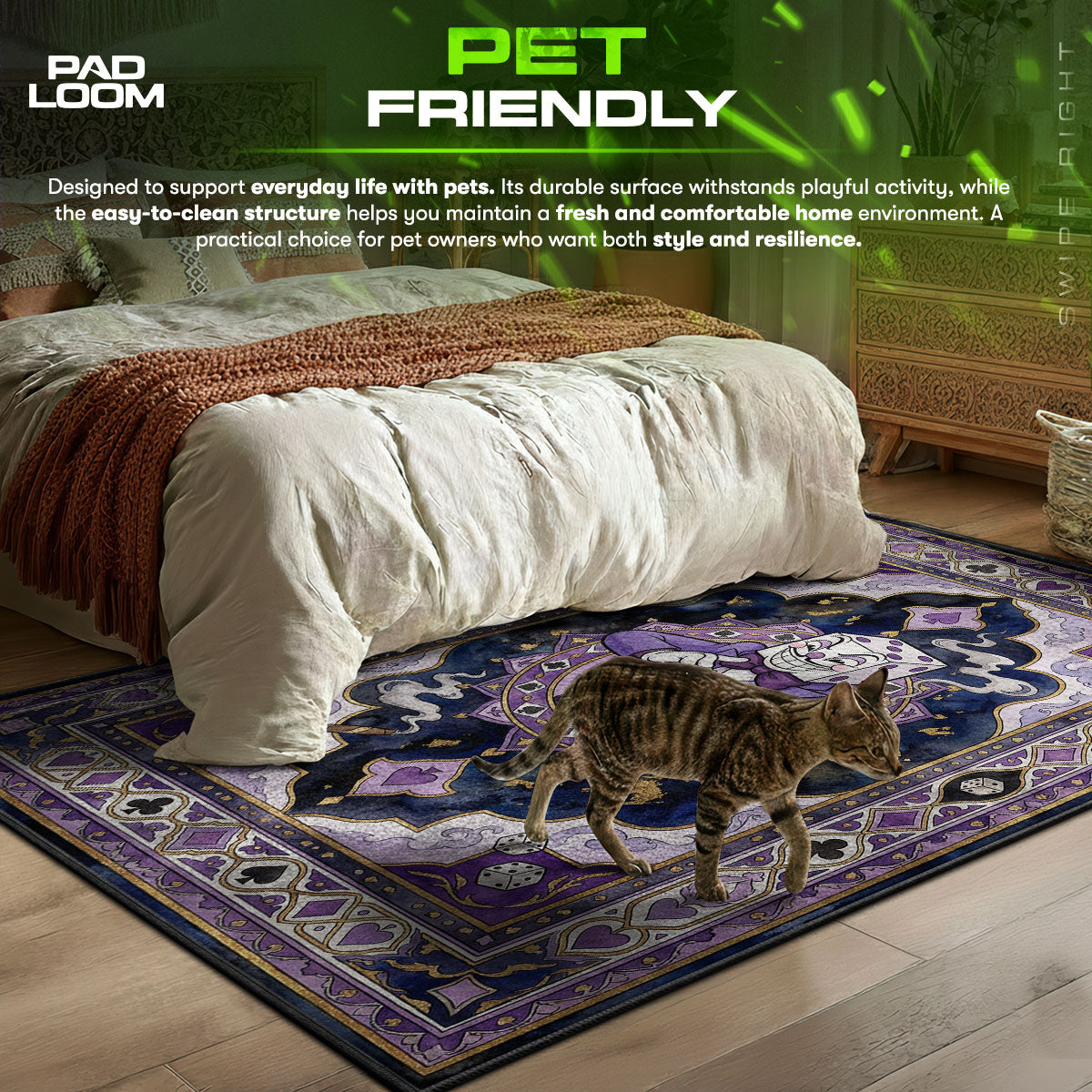 King Dice Royal Flush Rug - Cuphead Chair Mat