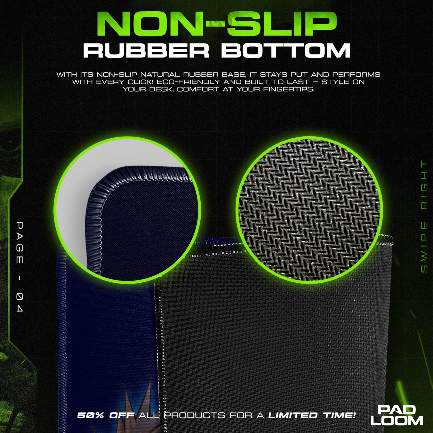 Kingdom Hearts Mouse Pad, Birth by Sleep Gaming Desk Mat Padloom