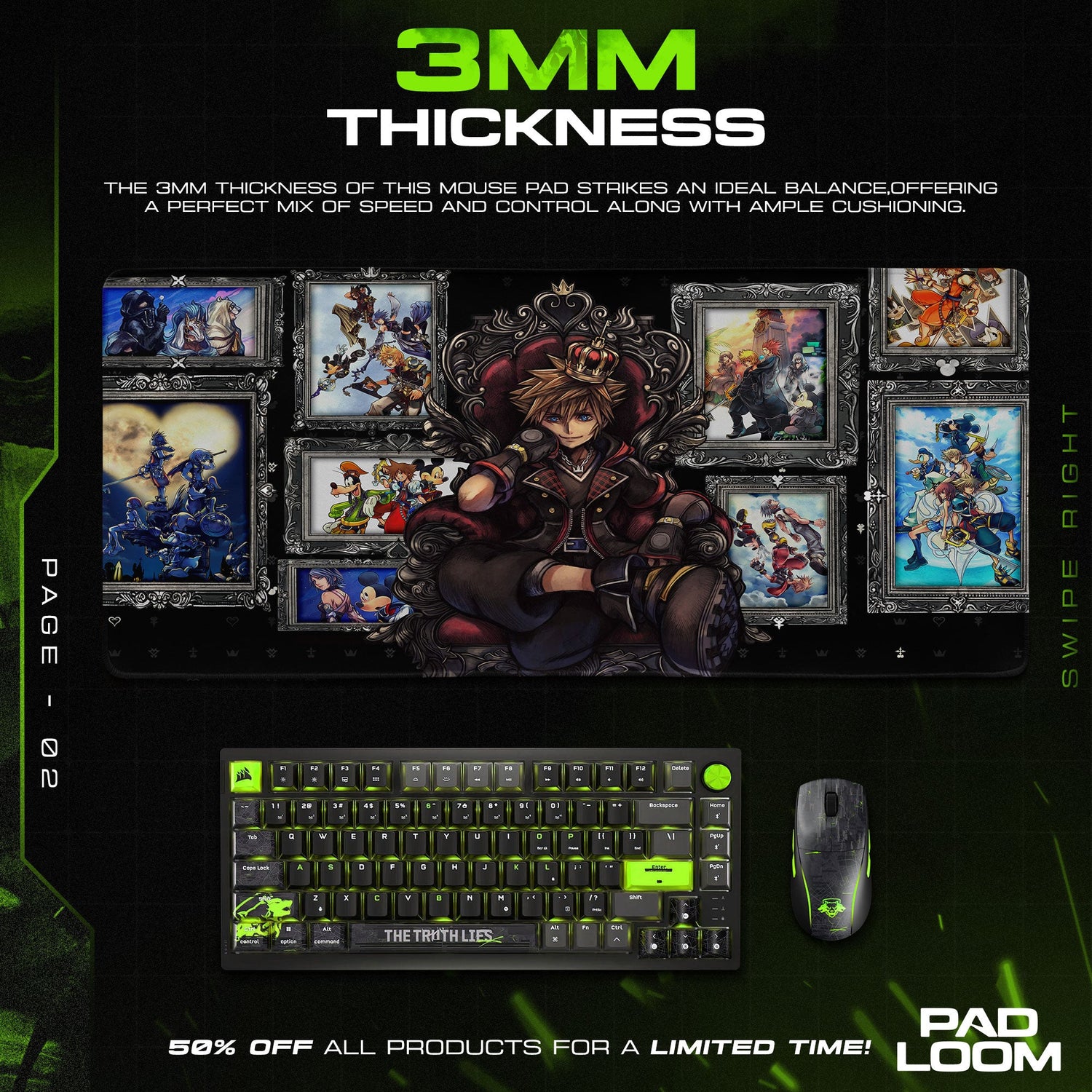 Lilo and Stitch Mouse Pad - Island Vibes Desk Mat Padloom