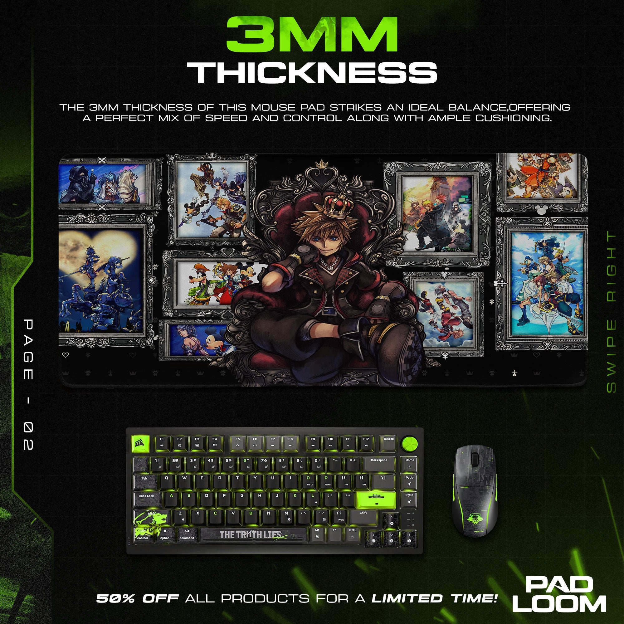 Lilo and Stitch Mouse Pad - Island Vibes Desk Mat Padloom