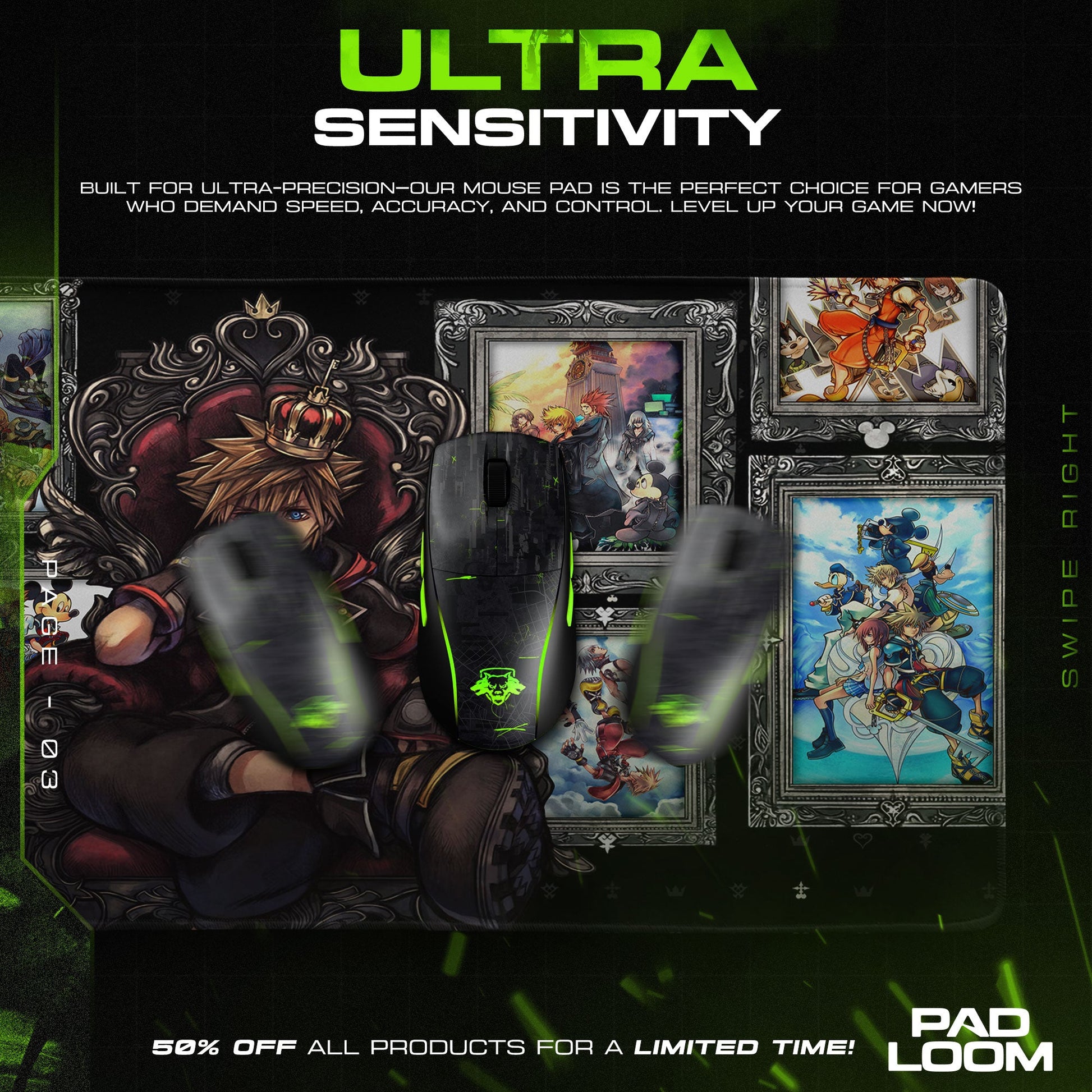 Lilo and Stitch Mouse Pad - Island Vibes Desk Mat Padloom