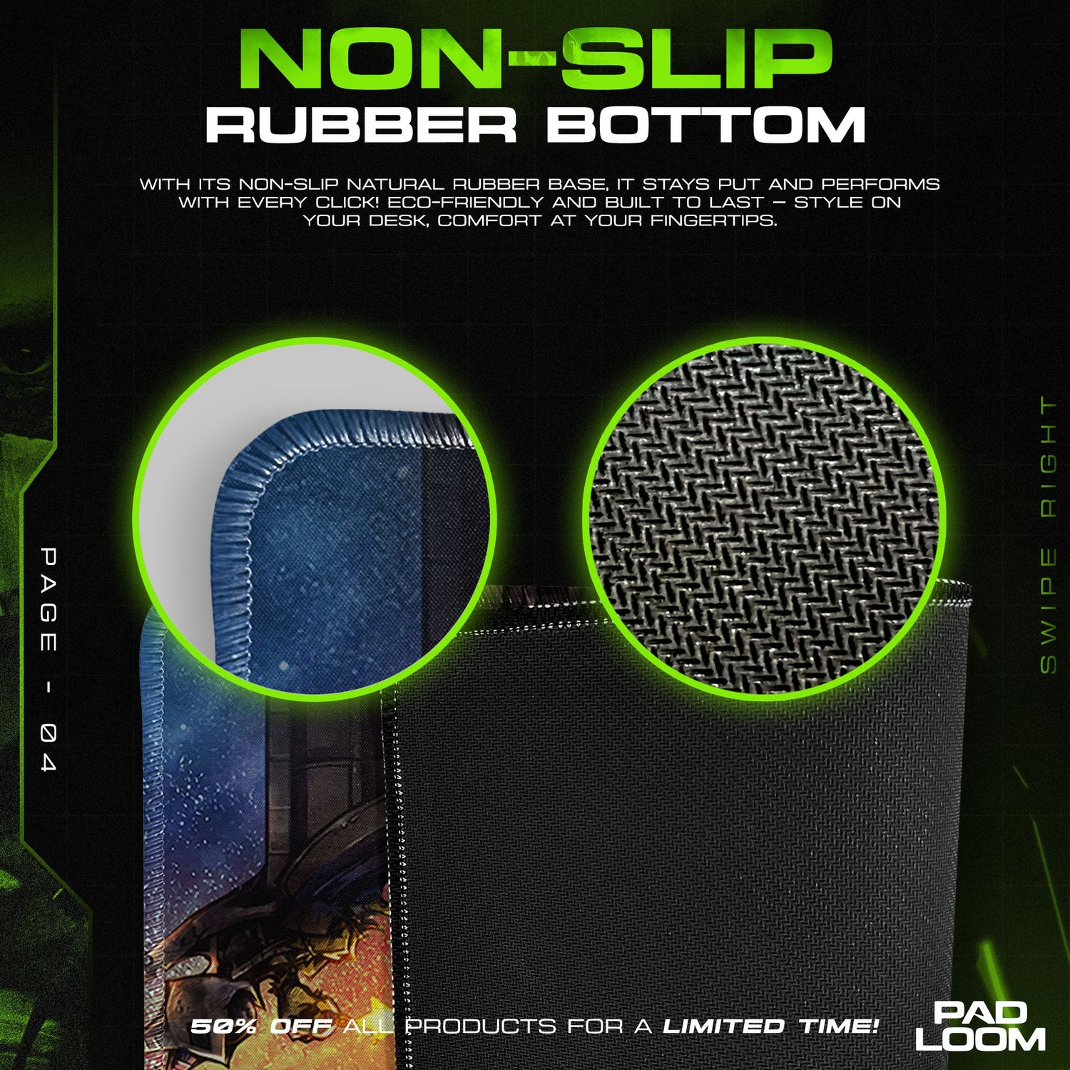 Kingdom Hearts Mouse Pad, Twilight Town Heroes Gaming Desk Mat Padloom