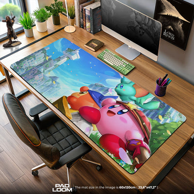 Kirby City of Light Mouse Pad, Game Dreamland Gaming Desk Mat