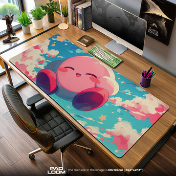 Kirby Dream Clouds Mouse Pad, Game Dreamland Gaming Desk Mat
