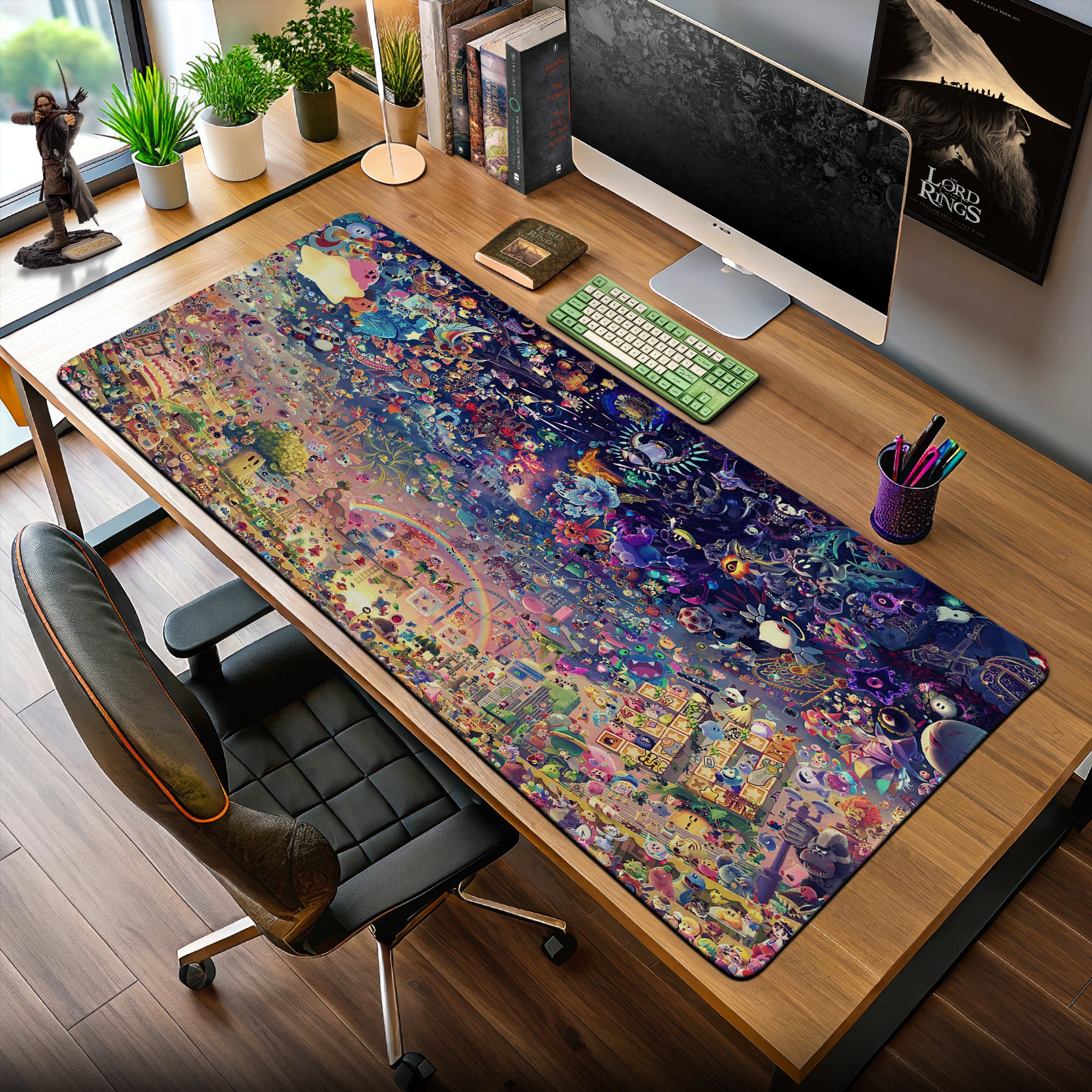 Kirby Dream Galaxy Mouse Pad – Anime Desk Mat
