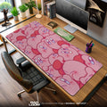 Kirby Pink Poses Mouse Pad, Nintendo Gamer Desk Mat Padloom