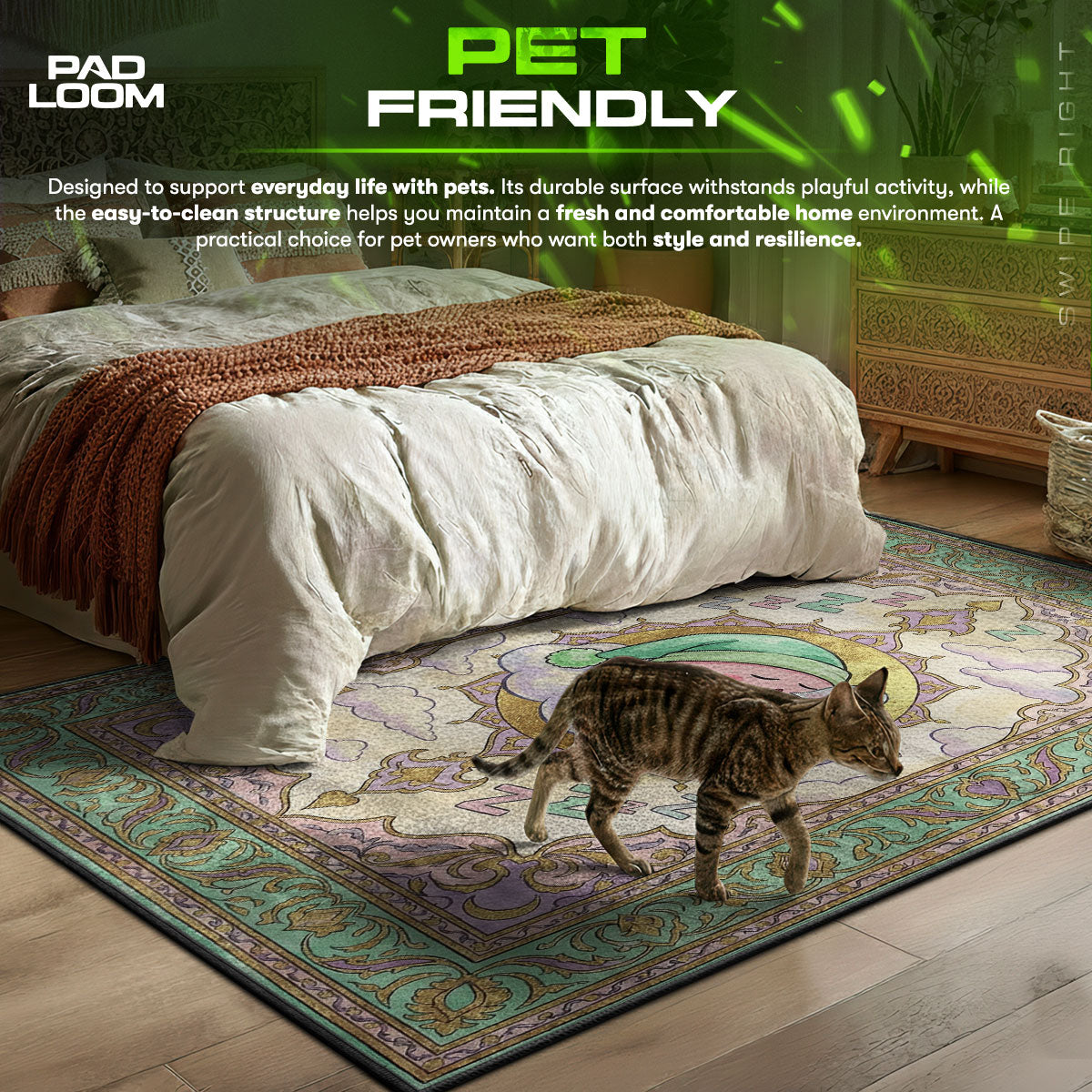 Kirby Sleepy Cloud Rug - Kirby Chair Mat