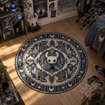 Knight Medallion Round Rug - Hollow Knight Chair Mat