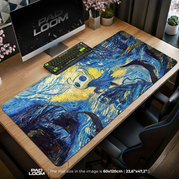 Knight Starry Descent Mouse Pad - Hollow Knight Mat
