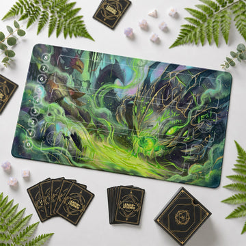 Kog'Maw Acid Riftbound TCG playmat – zone-free full-art League of Legends game mat