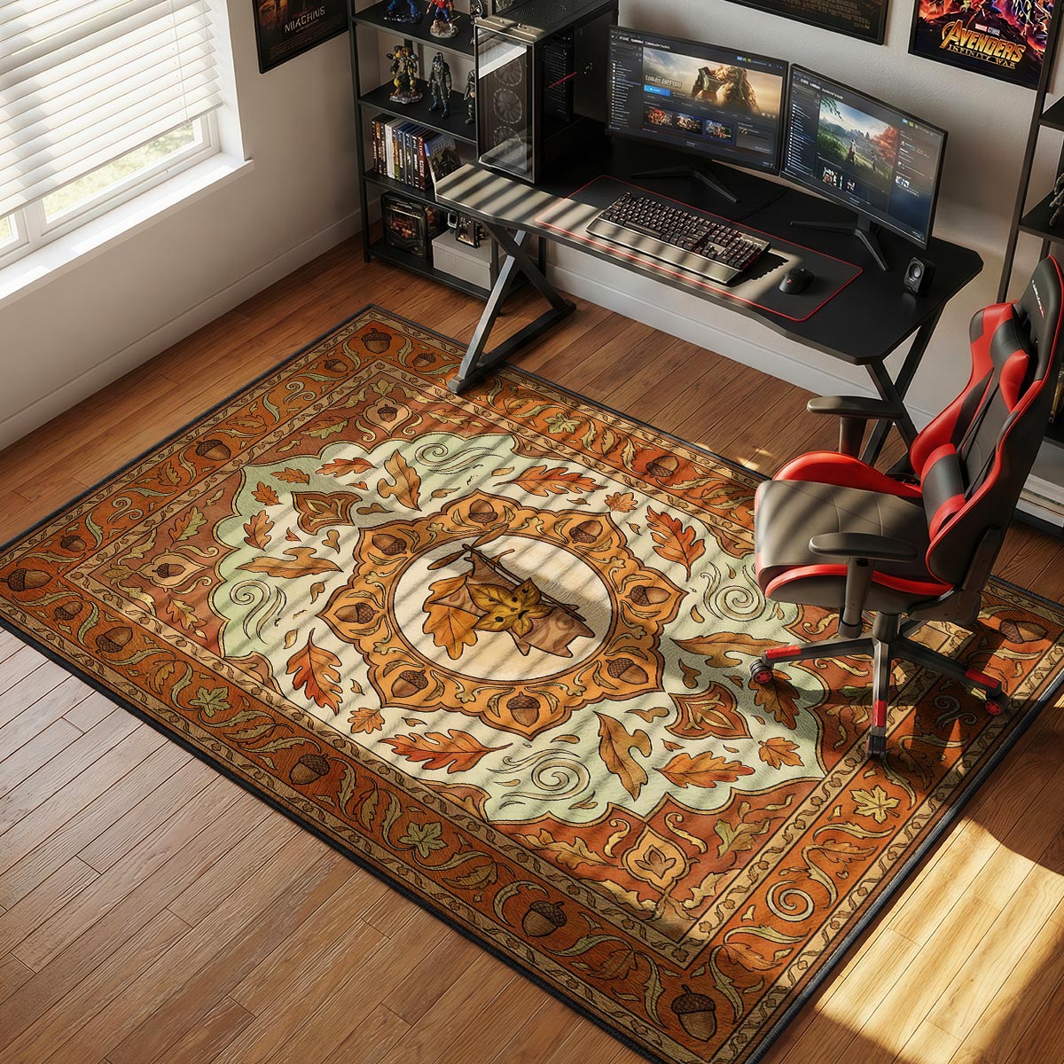 Korok Autumn Forest Rug - Zelda Chair Mat