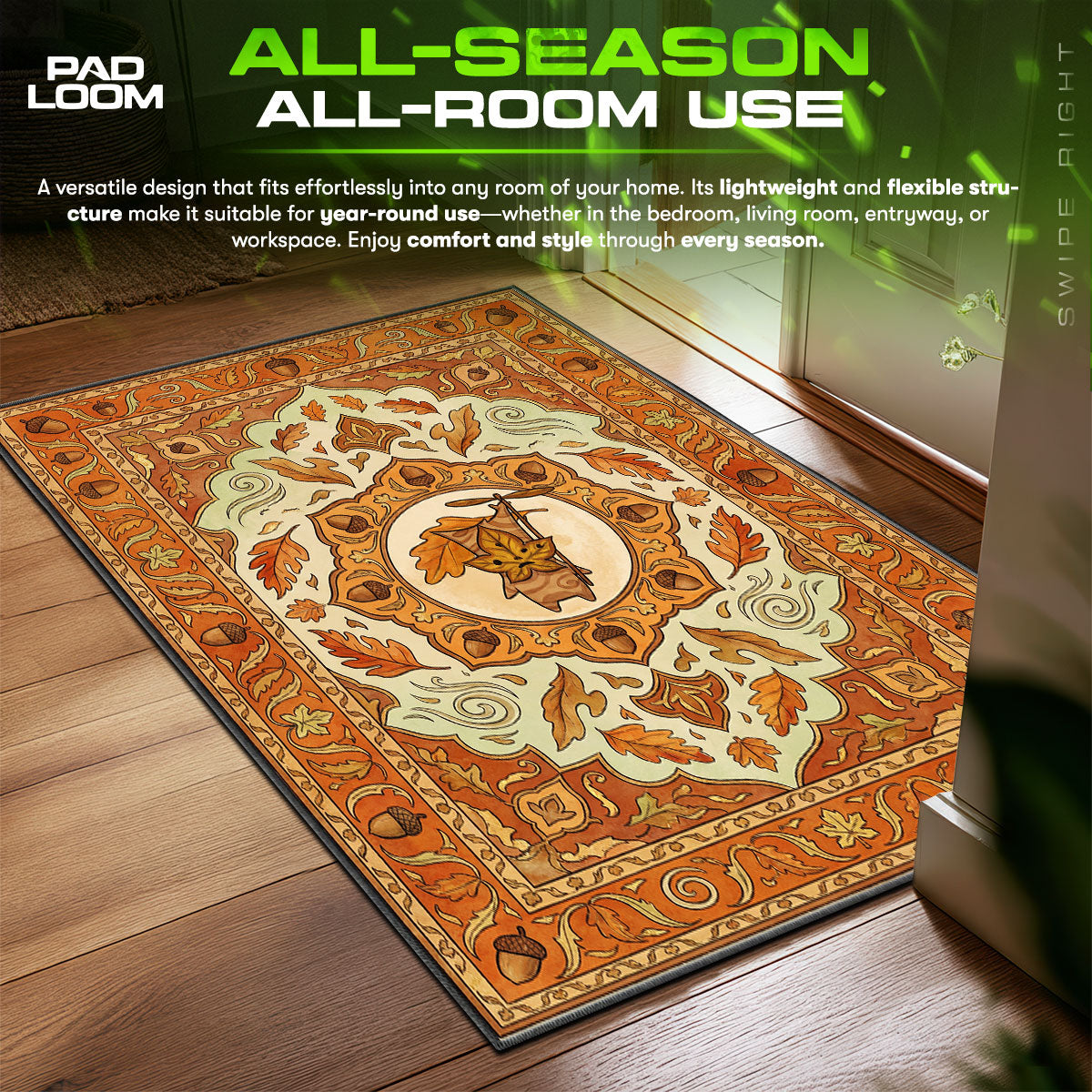 Korok Autumn Forest Rug - Zelda Chair Mat