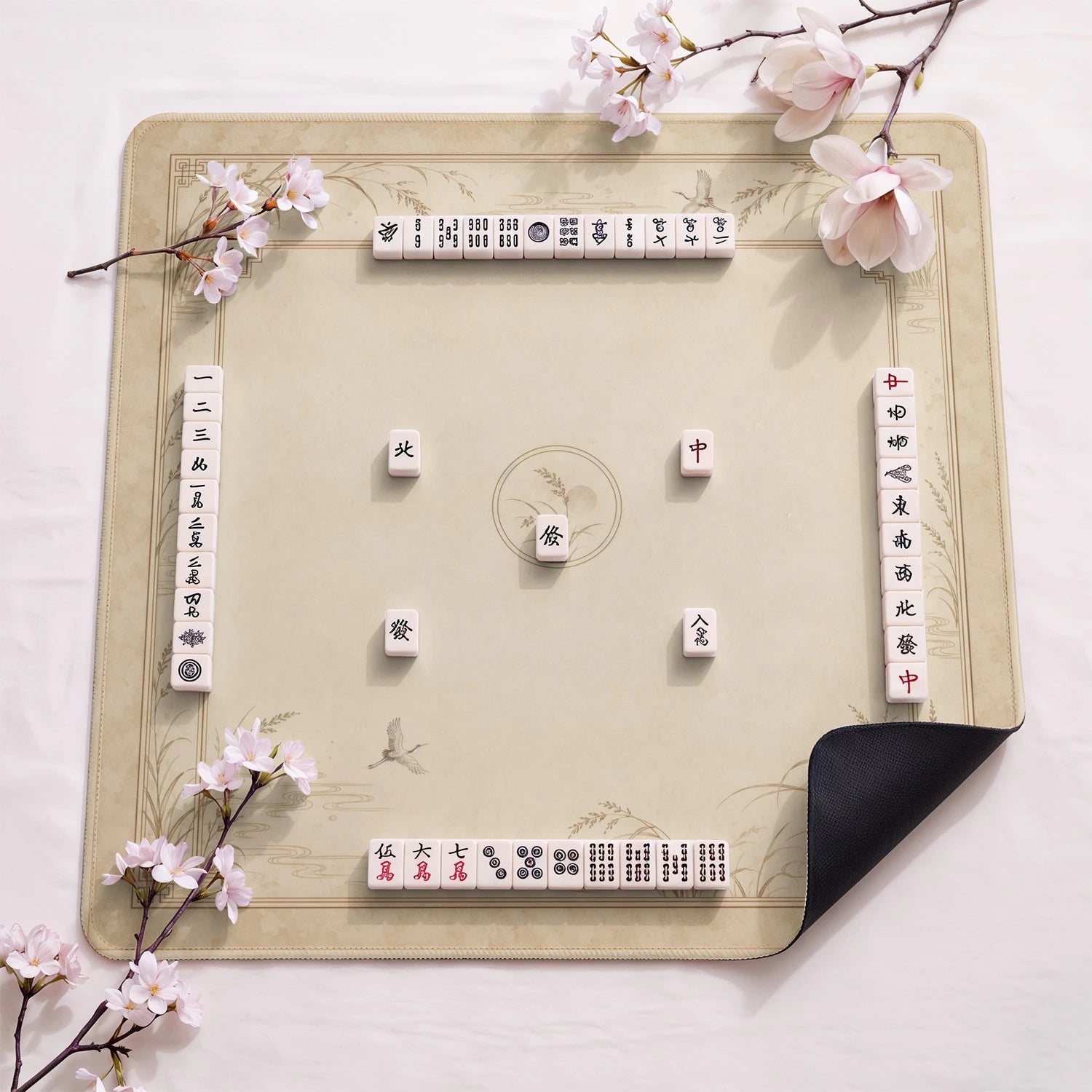 Kraft Crane Zen Mahjong Mat - Mah Jongg Mat