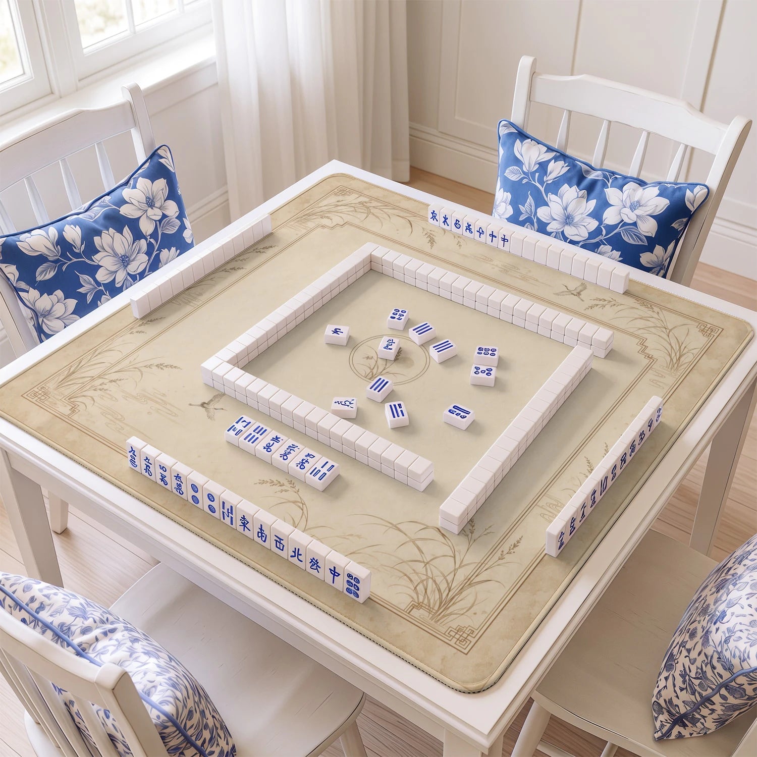 Kraft Crane Zen Mahjong Mat - Mah Jongg Mat