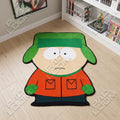 Kyle Broflovski shaped area rug, die-cut cartoon rug