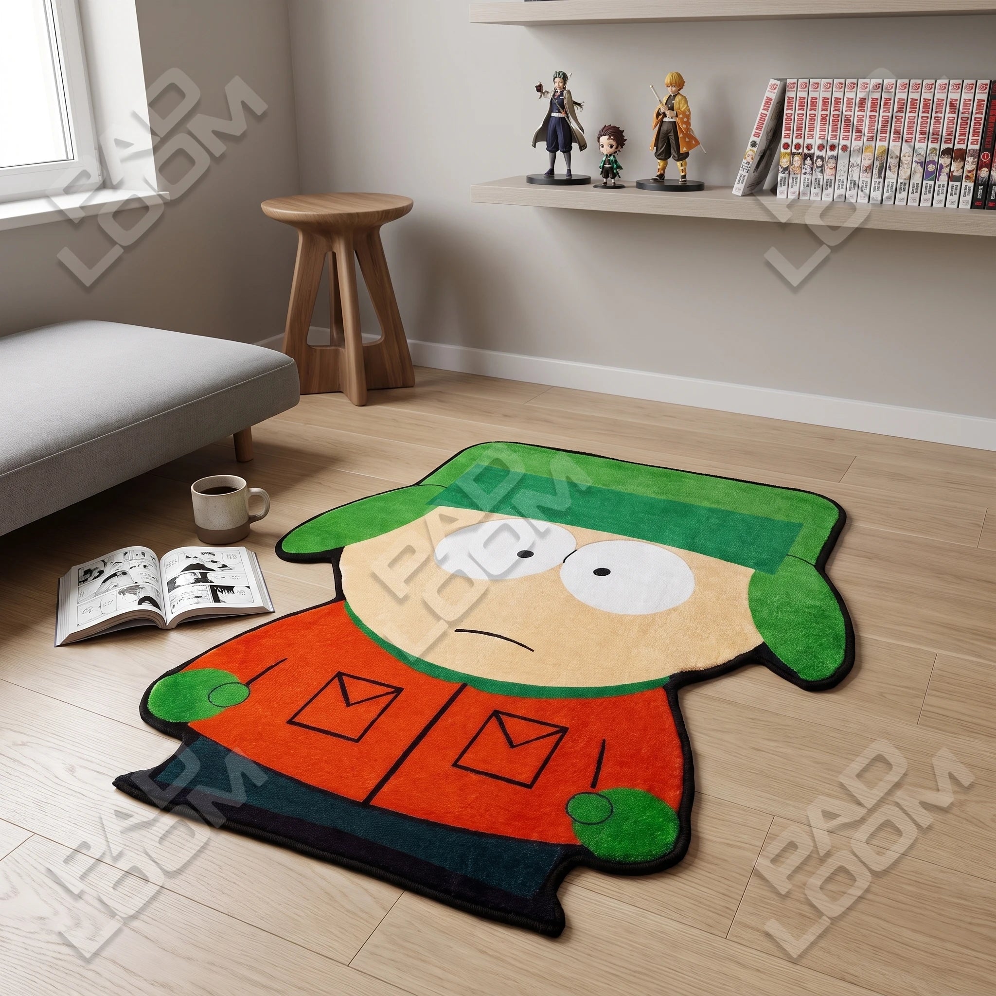 Kyle Broflovski Rug - Shaped Cartoon Area Rug