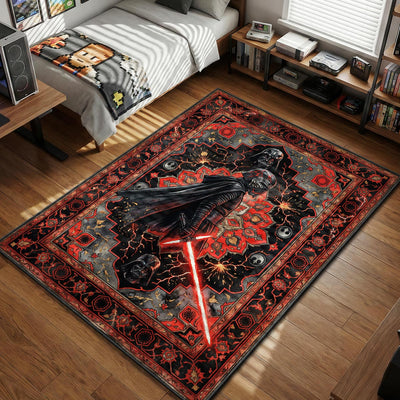 Kylo Ren Dunkle Seite Vermächtnis Teppich - Star Wars Raumteppich