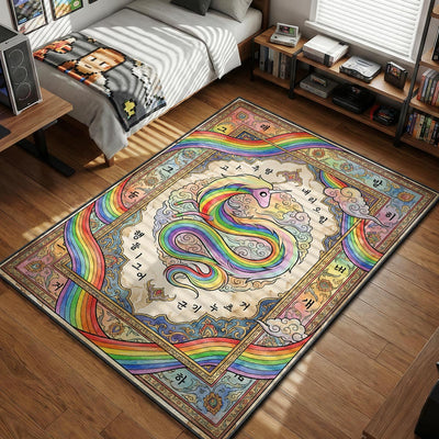 Lady Rainicorn Rainbow Flight Rug - Adventure Time Room Mat