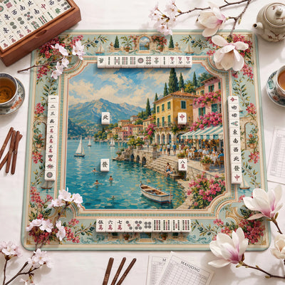 Comer-See Mahjong-Matte - Mah-Jongg Tischmatte