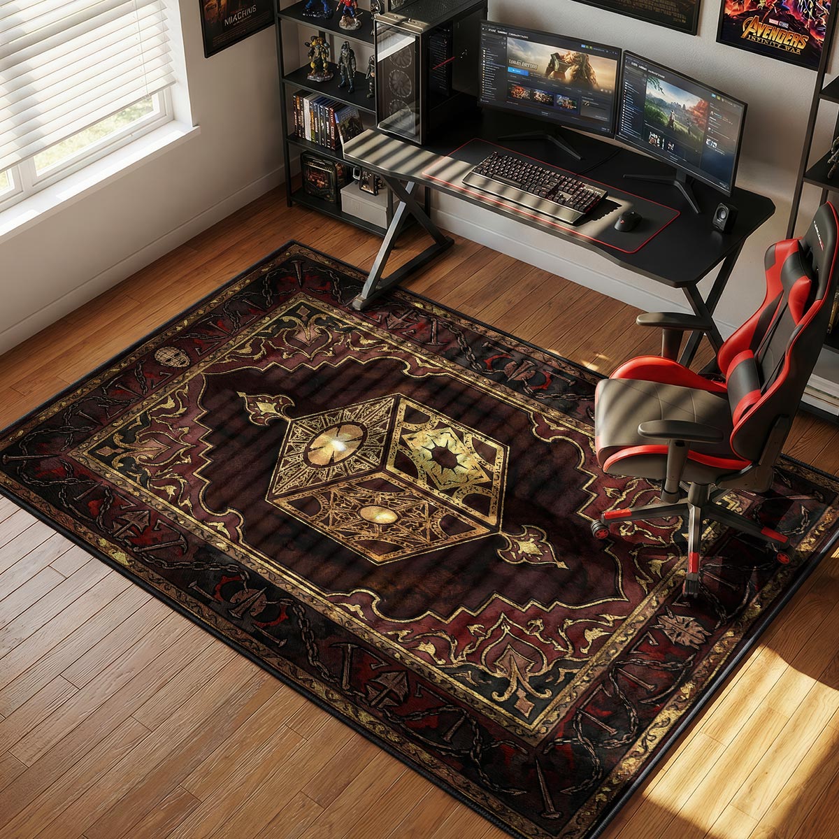 Lament Configuration Puzzle Hellraiser Room rug — main product view