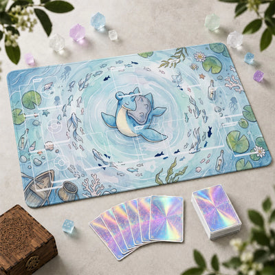 Lapras Pond Playmat - Pokemon TCG Mat
