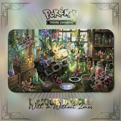 Leafeon Apothecary Playmat - Pokemon TCG Mat