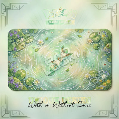 Leafeon Pond Spielmatte - Pokémon TCG-Matte