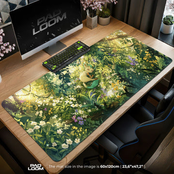 Leafeon Sunlit Nap Mouse Pad - Pokemon Desk Mat