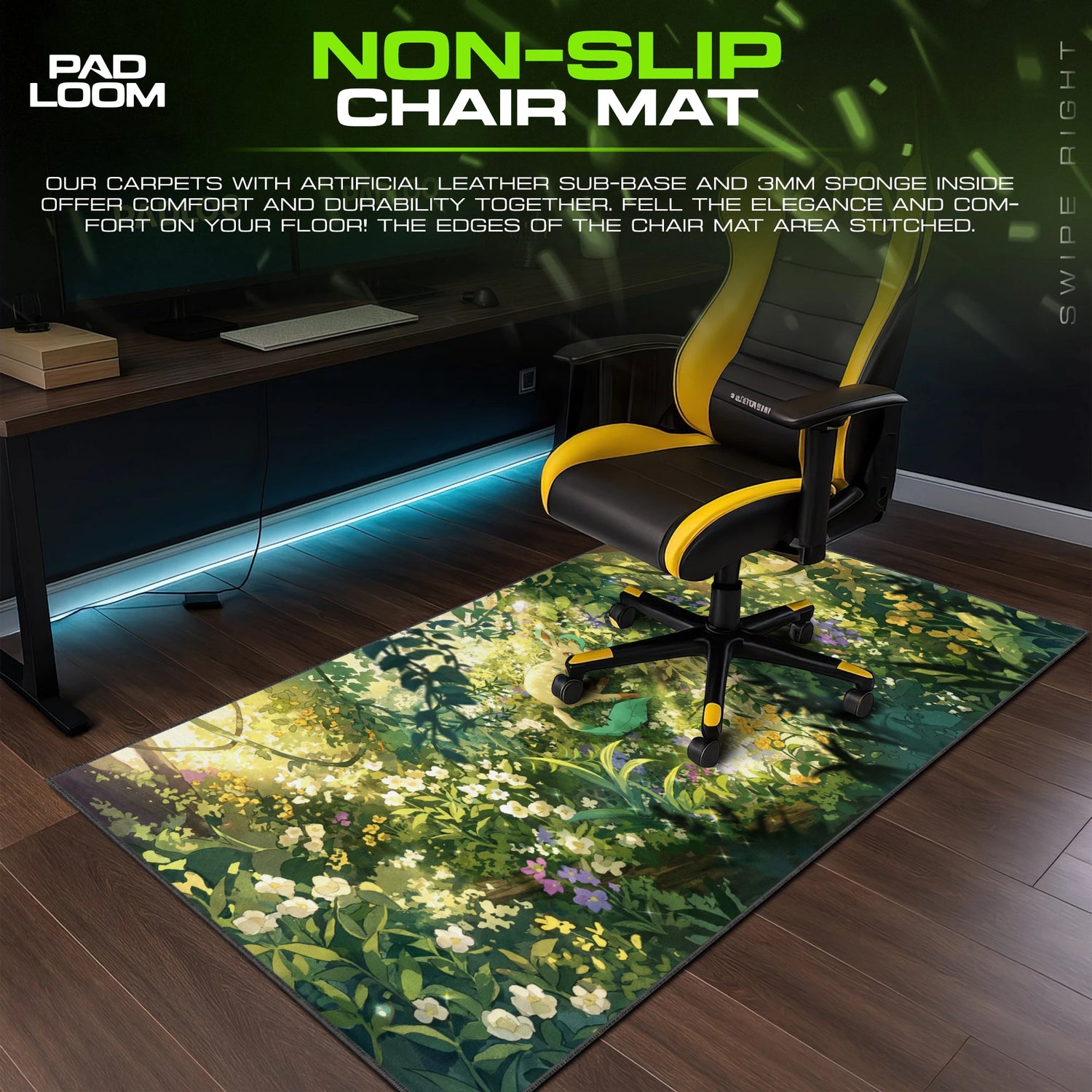 Leafeon Sunlit Nap Mouse Pad - Pokemon Desk Mat
