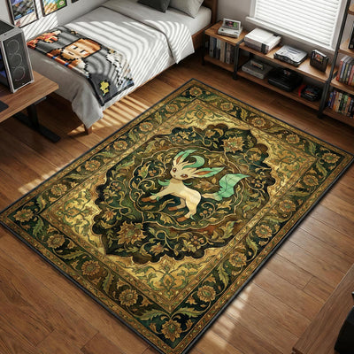 Leafeon Verdant Forest Rug - Pokemon Chair Mat