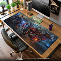 League Champions Mouse Pad, LoL Battle Arena Gaming Desk Mat Padloom