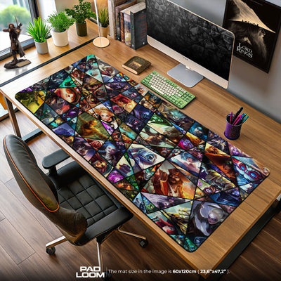 League of Legends Champions Mouse Pad, MOBA Game Desk Mat