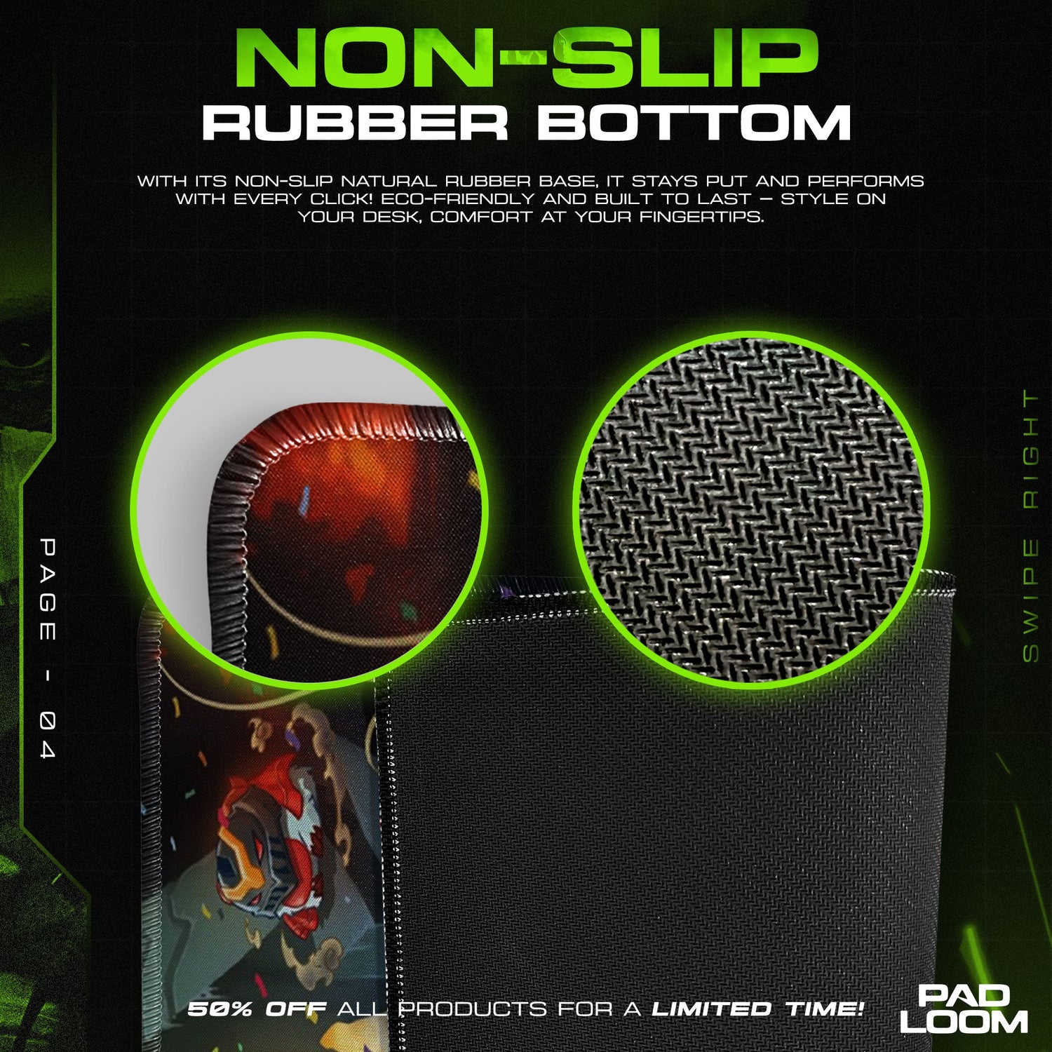 League of Legends Chibi Champions Mouse Pad, MOBA Gaming Desk Mat Padloom