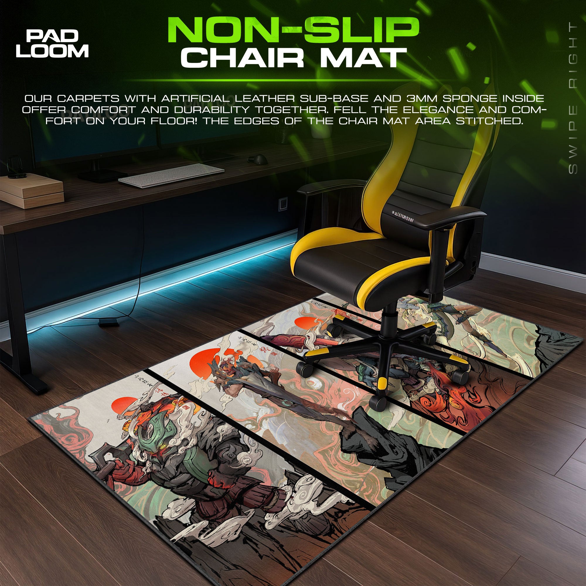 League of Legends Mauspad, Samurai Champions MOBA Schreibtischmatte