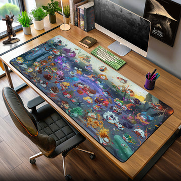 League of Legends Rift Legends Mouse Pad – Gaming Desk Mat