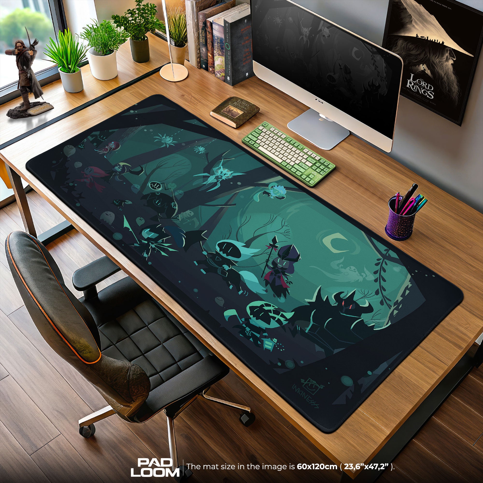 League of Legends Shadow Chibis Mouse Pad, Gamer Desk Mat