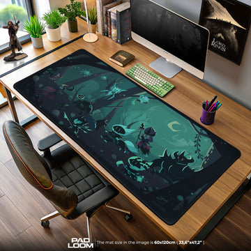 League of Legends Shadow Chibis Mouse Pad, Gamer Desk Mat