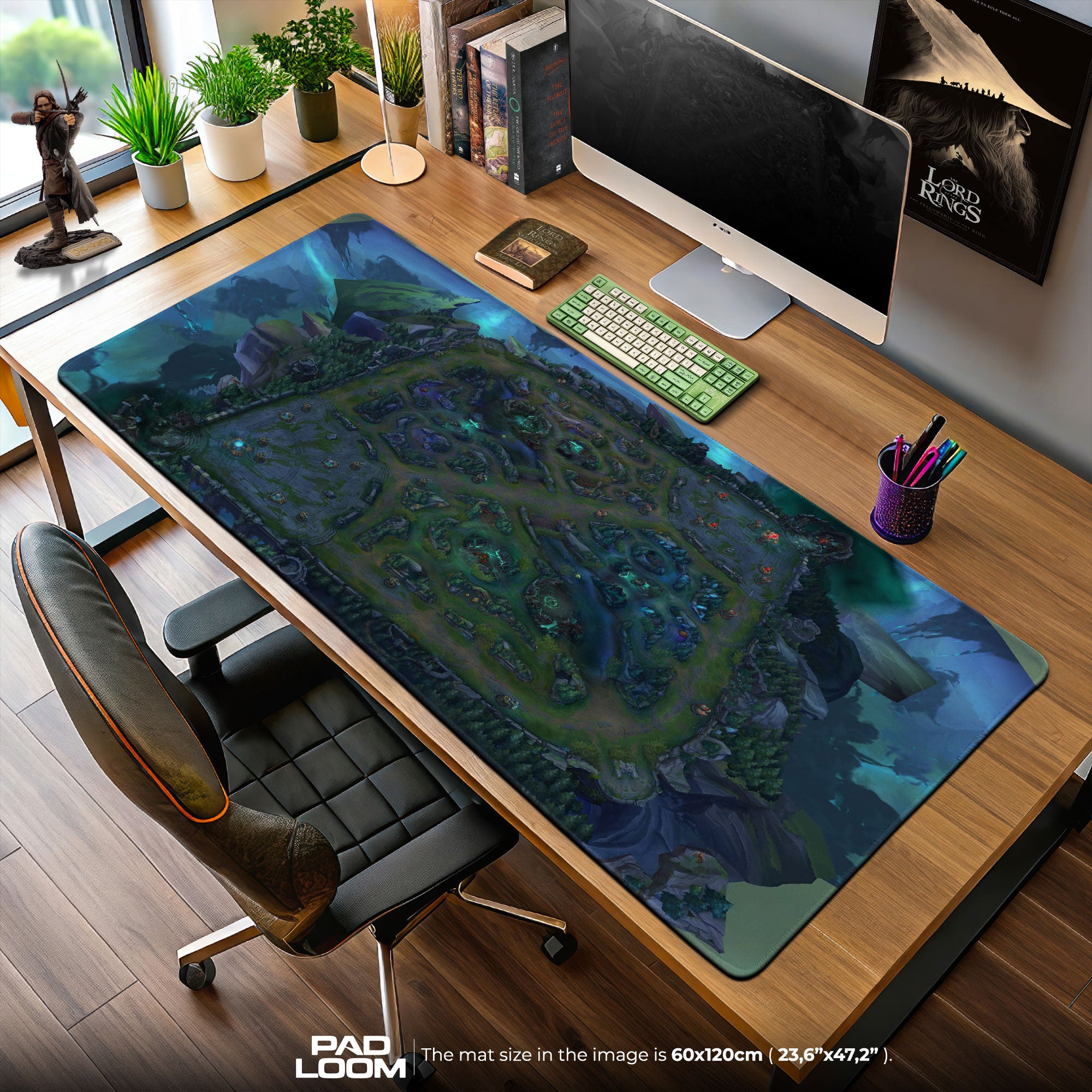 League of Legends Summoner’s Rift Mouse Pad, MOBA Game Desk Mat