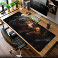Lee Sin Burning Fist Mouse Pad, League of Legends Gaming Desk Mat Padloom