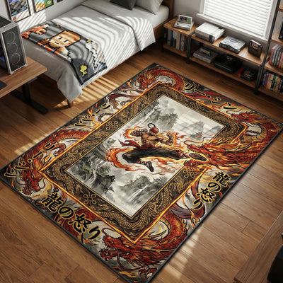 Lee Sin Dragon Rage Rug - League of Legends Chair Mat