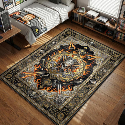 Legendary Slayer Inferno Rug - Halo Chair Mat