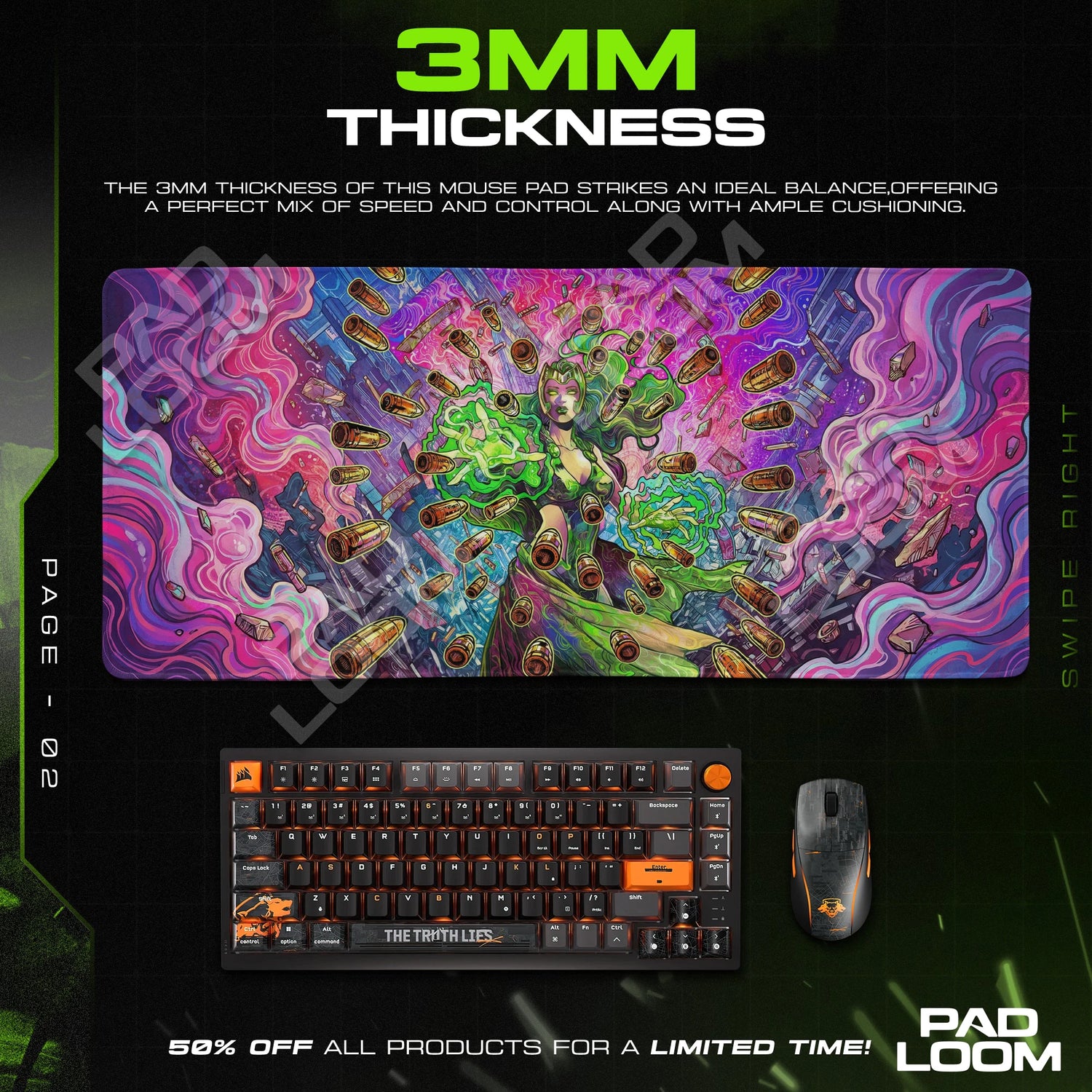Legion Psychic Blast Mouse Pad - X-Men Desk Mat