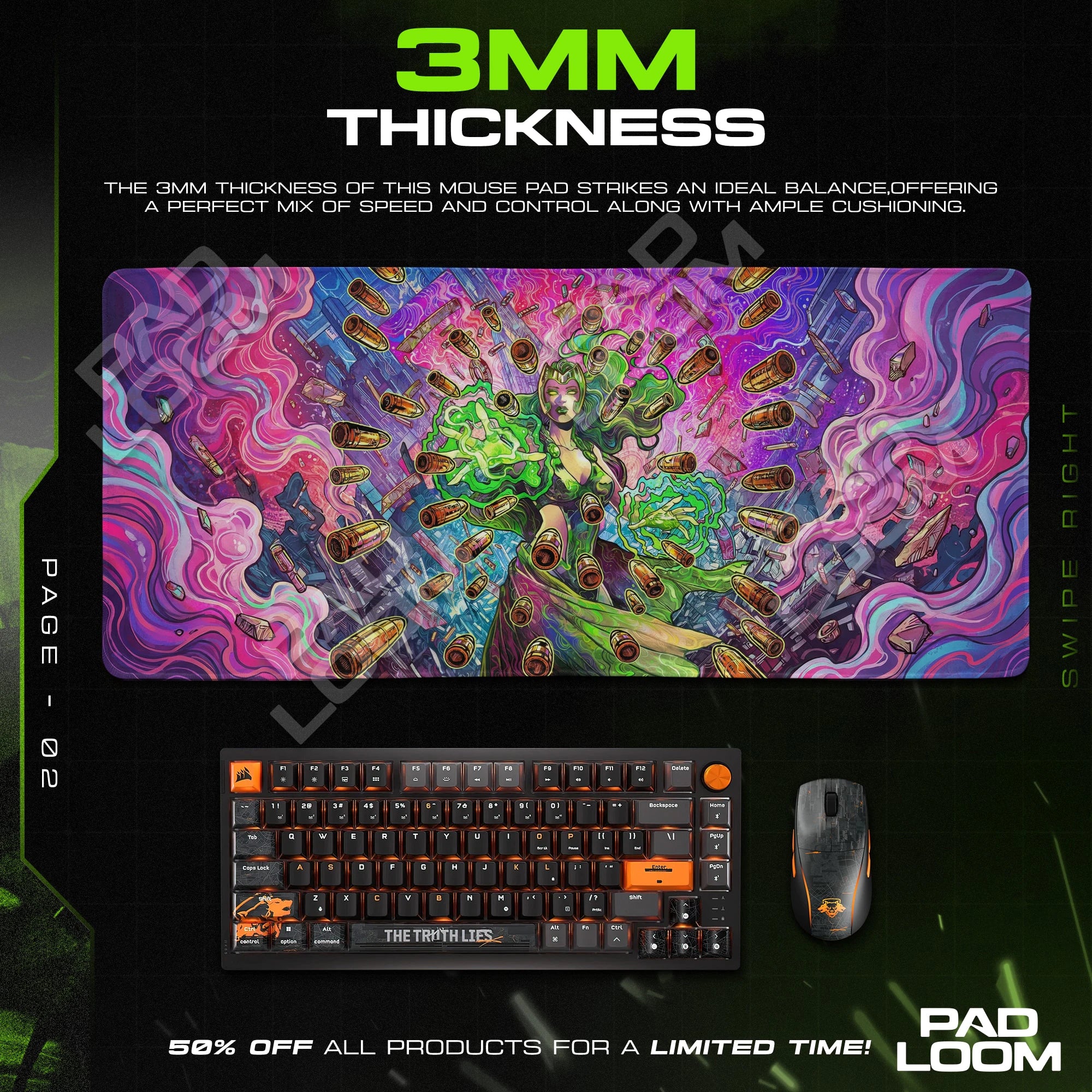Legion Psychic Blast Mouse Pad - X-Men Desk Mat