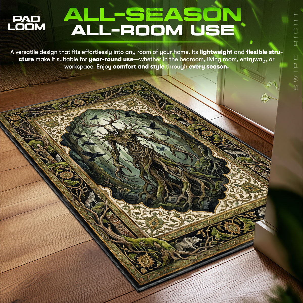 Leshen Ancient Forest Rug - The Witcher 3 Chair Mat