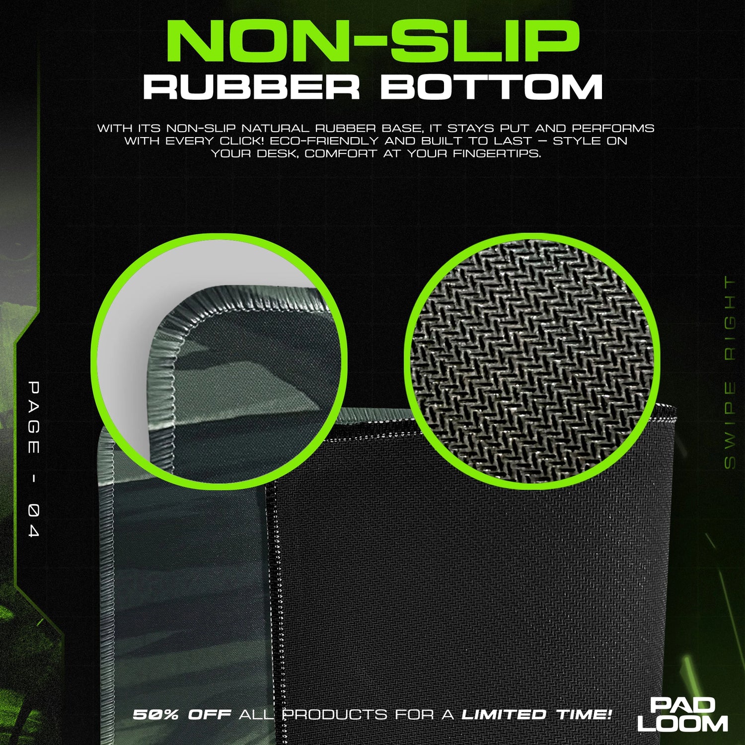 Levi Wings of Freedom Mouse Pad - AOT Desk Mat