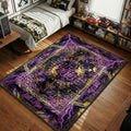 Lewis Hamilton LH44 neon logo black panther Still I Rise purple gold hypebeast area rug
